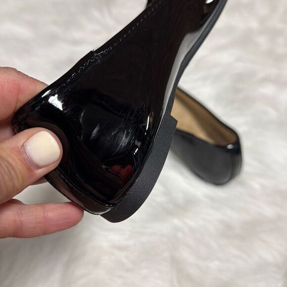 SO Emmaline Women's Black Patent Ballet Flats Size 8 NEW - Picture 10 of 10